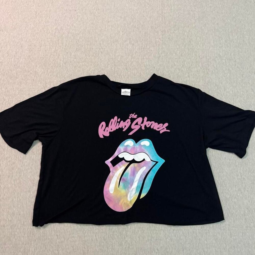 The-rolling-stones Women's multi Crop-top